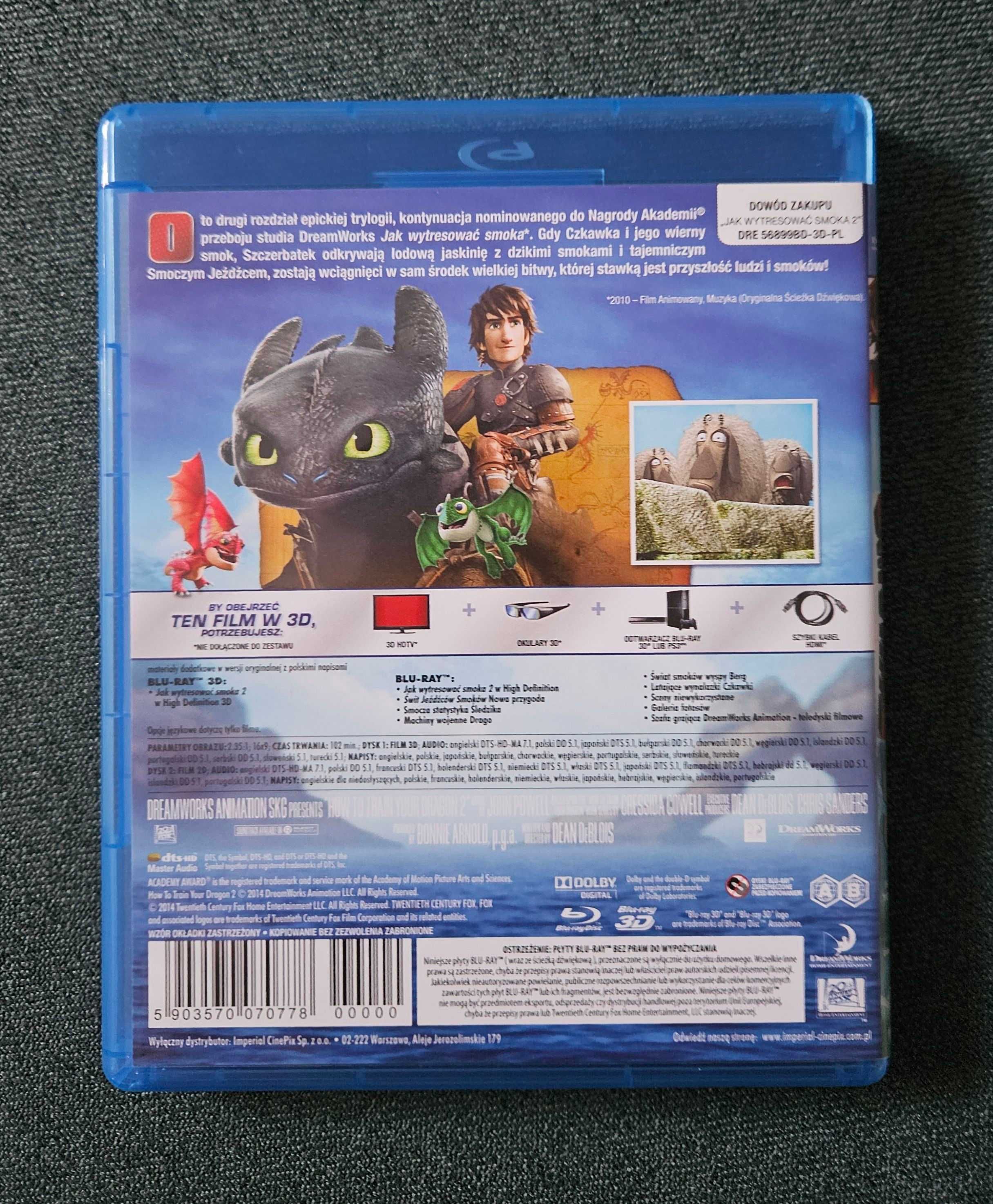 Jak wytresować smoka 2 - Blu-ray 3D - Wydanie PL
