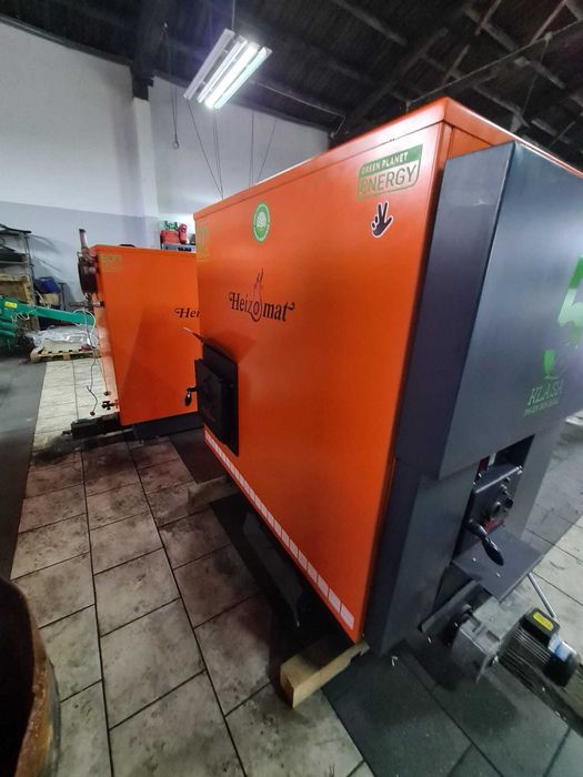 Piec na Trociny 15/75 kw Zrębki Owies Pestka Wióra 5 Klasa