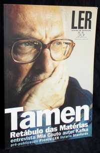 Livro Tamen Retábulo das Matérias Revista Ler 2002