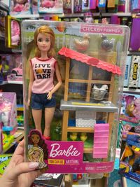 Кукла Барби куриная ферма Barbie Chicken Farmer
