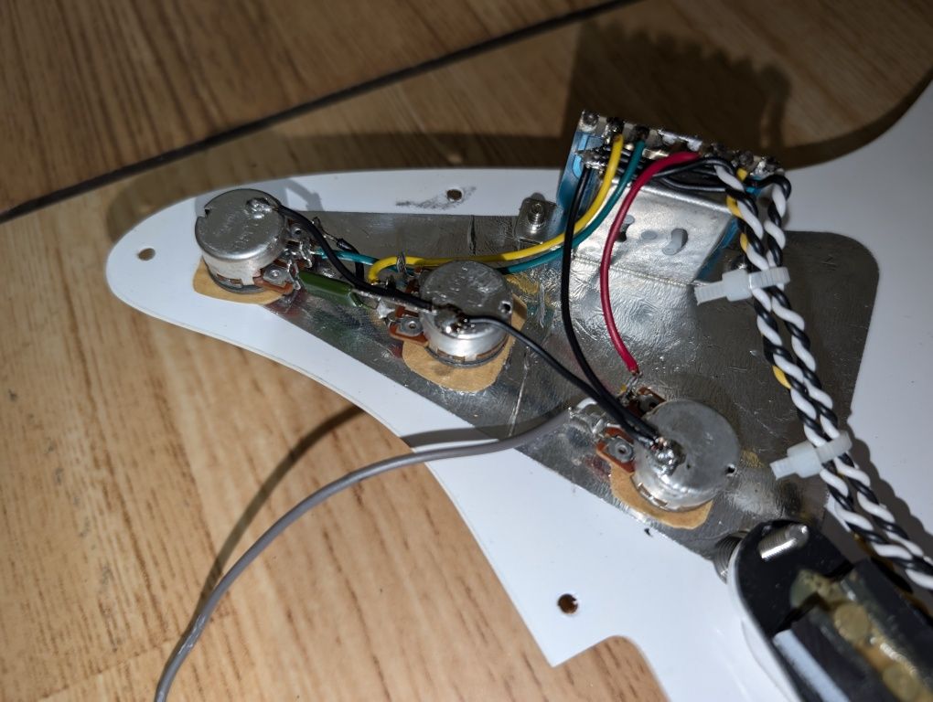 Пікгард панель звукознімачі сингли сет SSS set pickguard
