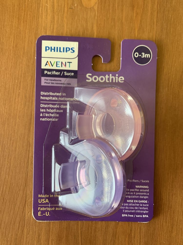 Uspokajający smoczek Philips Avent, dynamiczny, silicon 0-3m