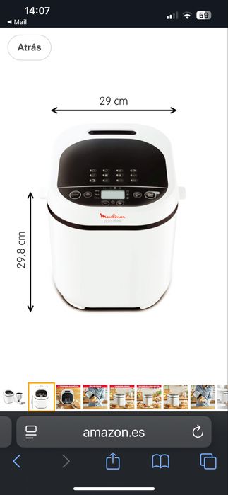 Maquina pao Moulinex Pain Dore’