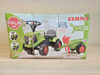 FALK Traktorek Baby Claas Zielony z Przyczepką + akcesoria  212C A tr2