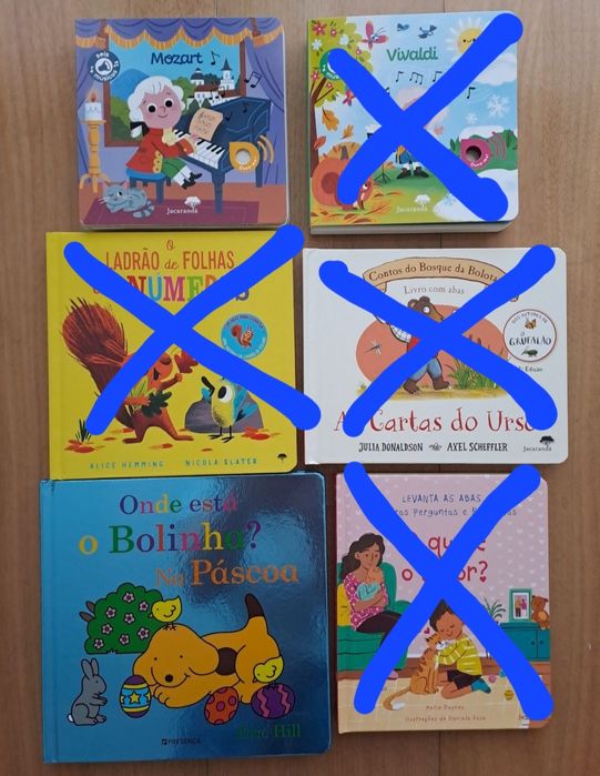 Livros para bebé novos - novidades