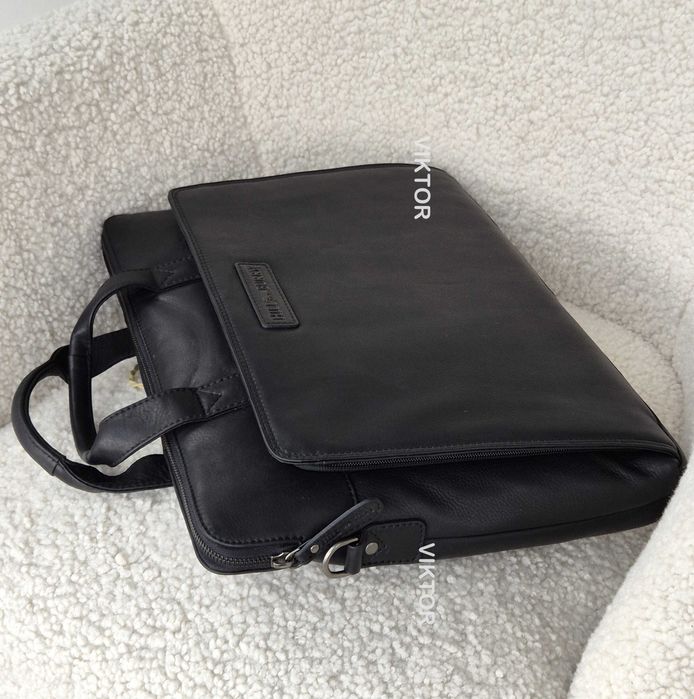 Кожаная сумка для ноутбука Hill Burry 3122. Германия. Шкіряна сумка