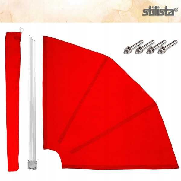 Osłona balkonowa 140x140  PARAWAN NA BALKON Markiza boczna NrG35