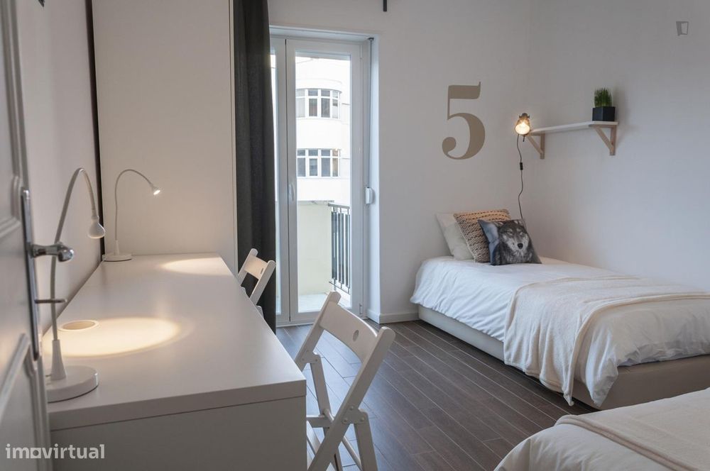 29933 - Quarto twin lindo no Lumiar