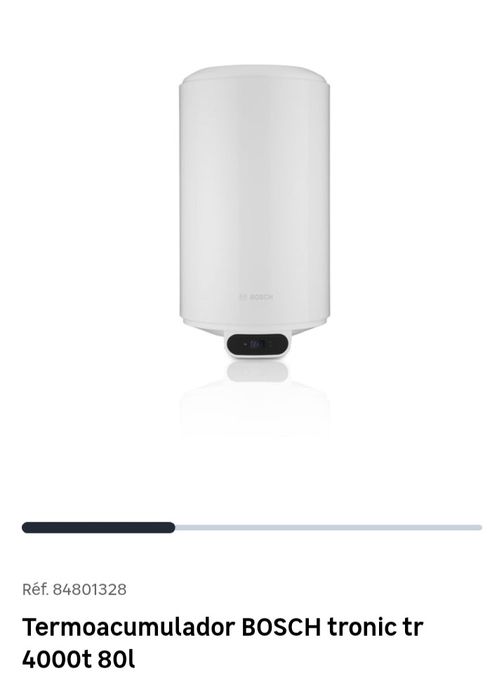 Esquentador termoacumulador BOSCH 80 litros