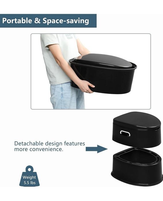 Toaleta turystyczna przenośna 15L – camping, działka, kamper