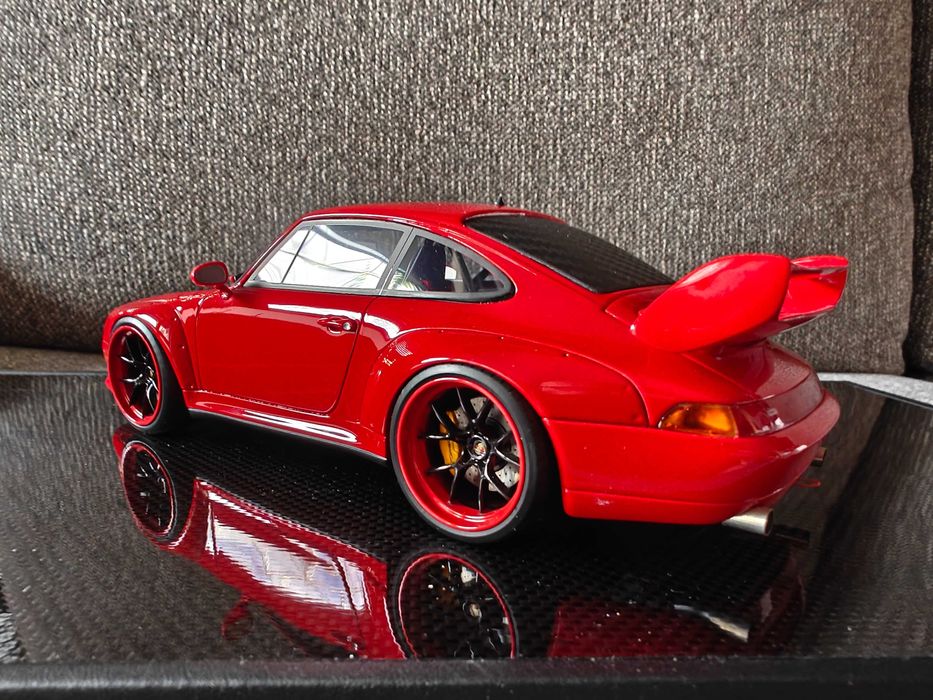 GT SPIRIT 1:18 Porsche 911 RSR Red GT366 limit 1100 komplet box