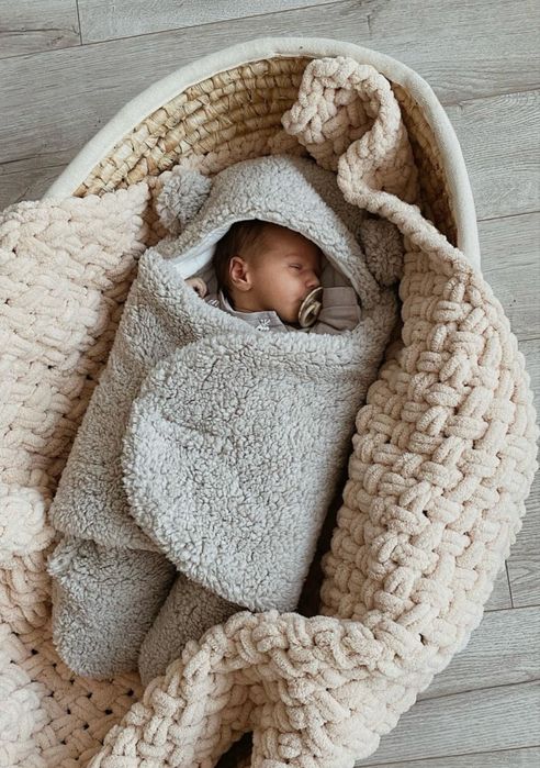 Конверт Zara Home дитячий на виписку тедді