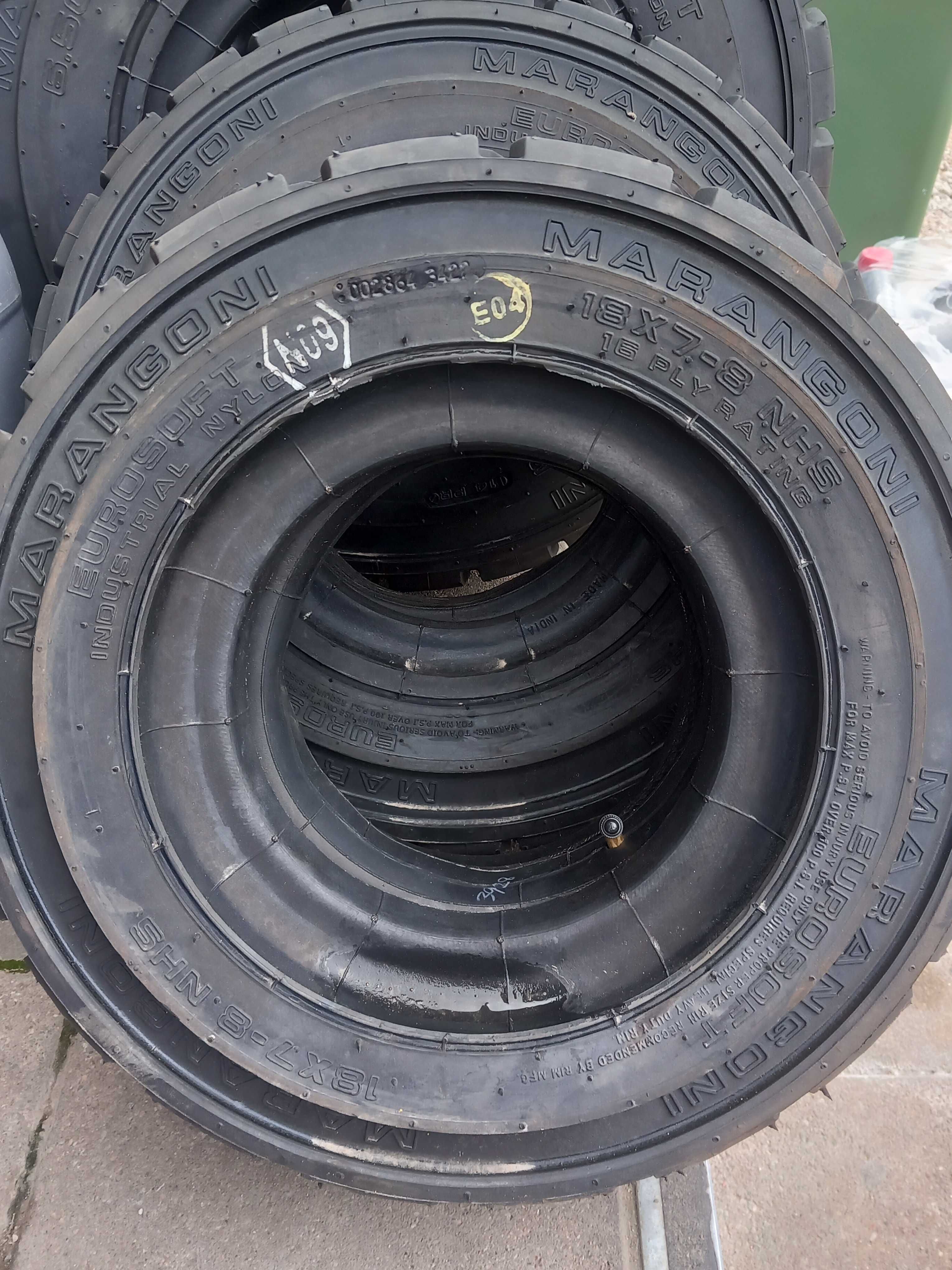 2x Opona 18x7-8 wózek widłowy