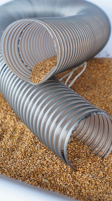 Antystatyczny wąż poliuretanowy do zboża FI 120