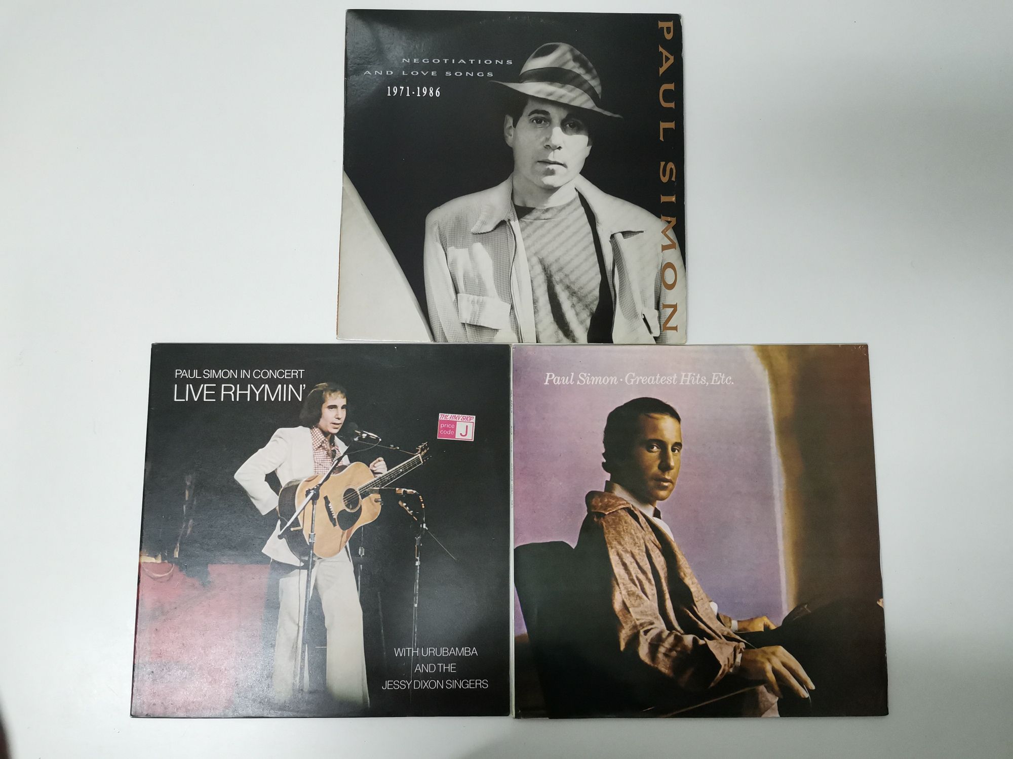 Discografias de SIMON & GARFUNKEL e PAUL SIMON {Discos de Vinil / LPs}