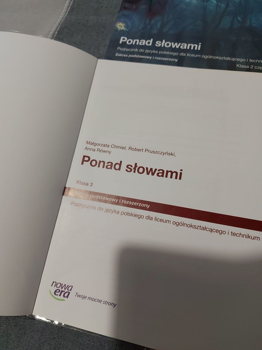 Podręcznik Ponad słowami 3 j.polski