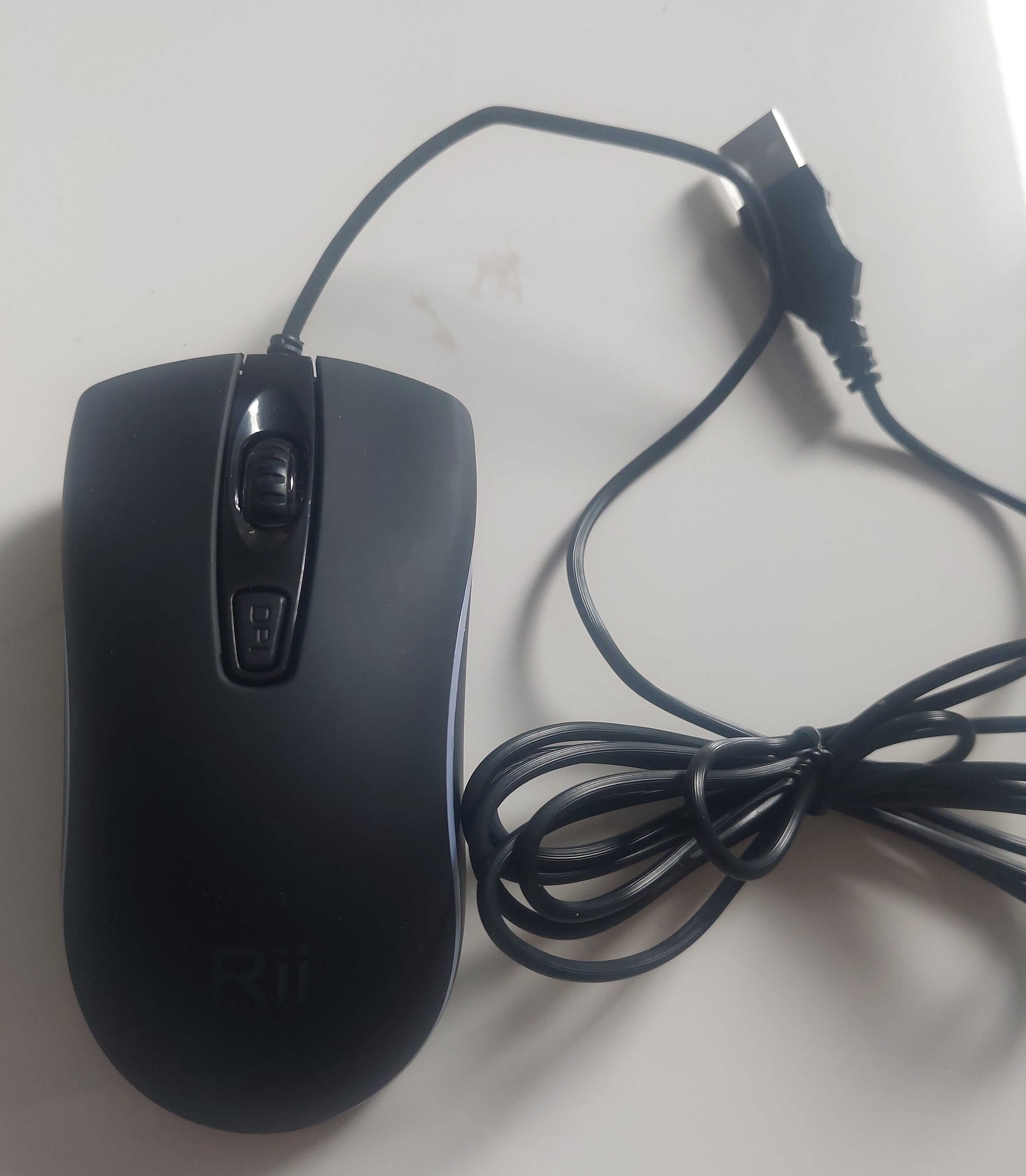 Myszka przewodowa Rii RM105 sensor optyczny