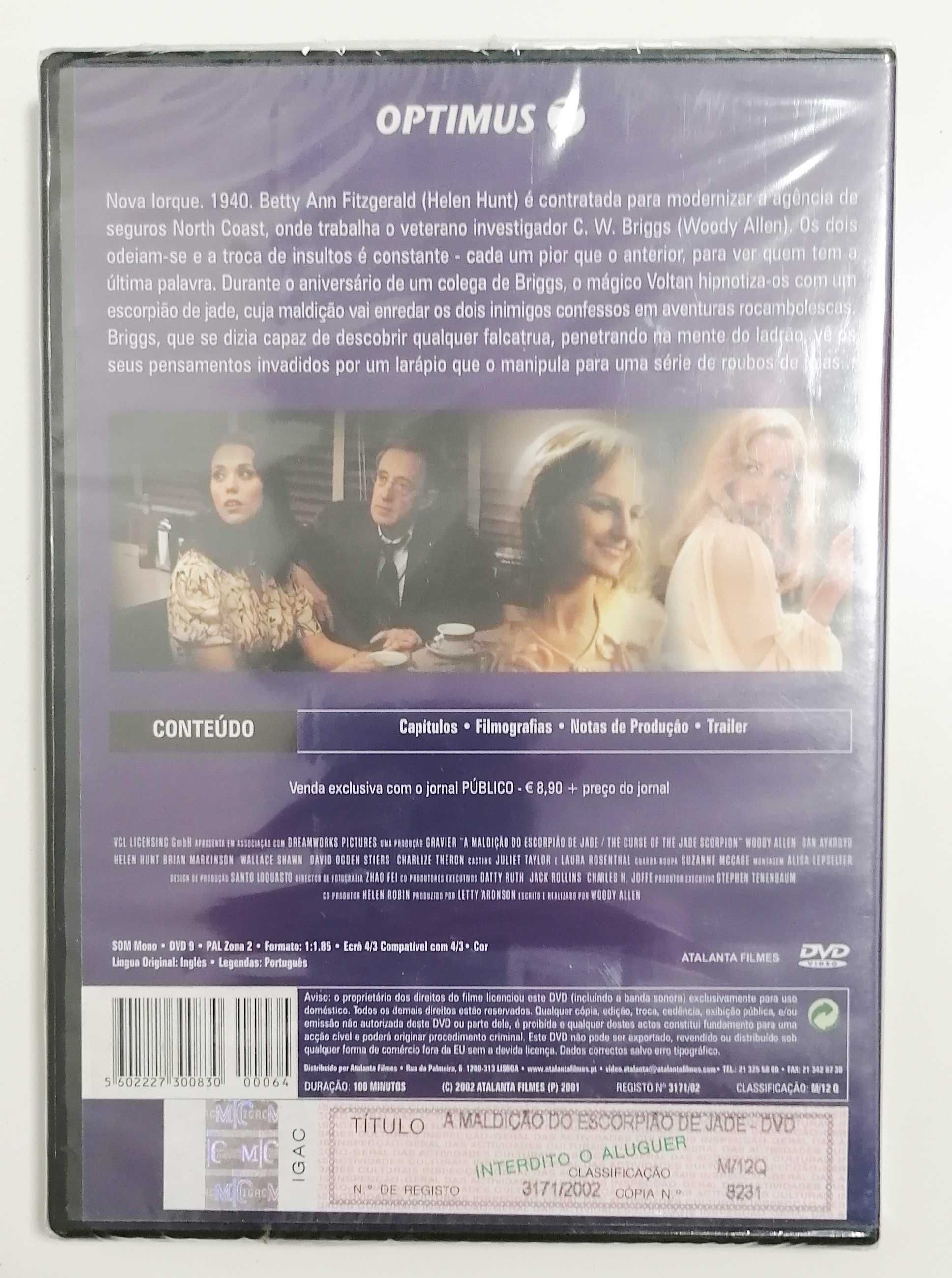 DVD - A Maldição do Escorpião de Jade (selado)