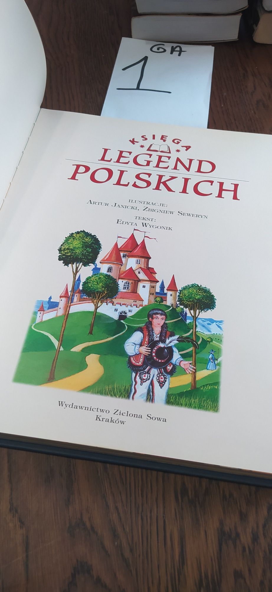 Księga Legend Polskich zielona sowa