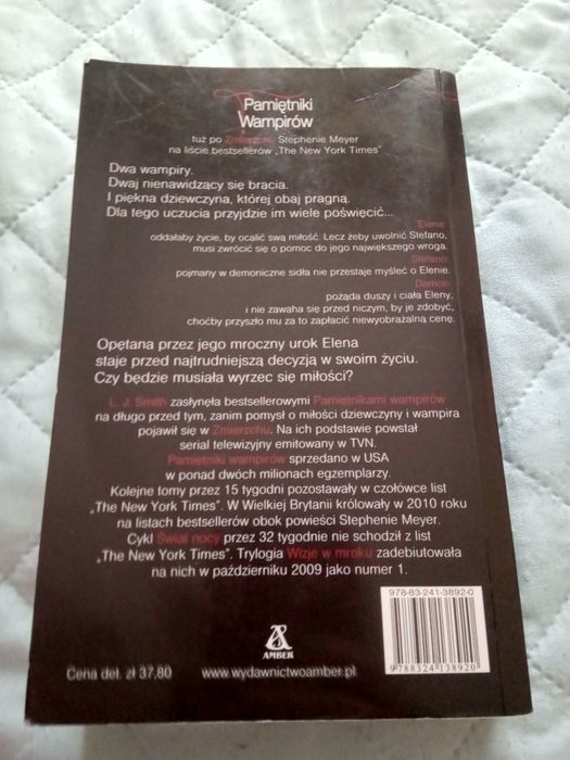 Książka Pamiętniki wampirów tom 3 Dusze cieni