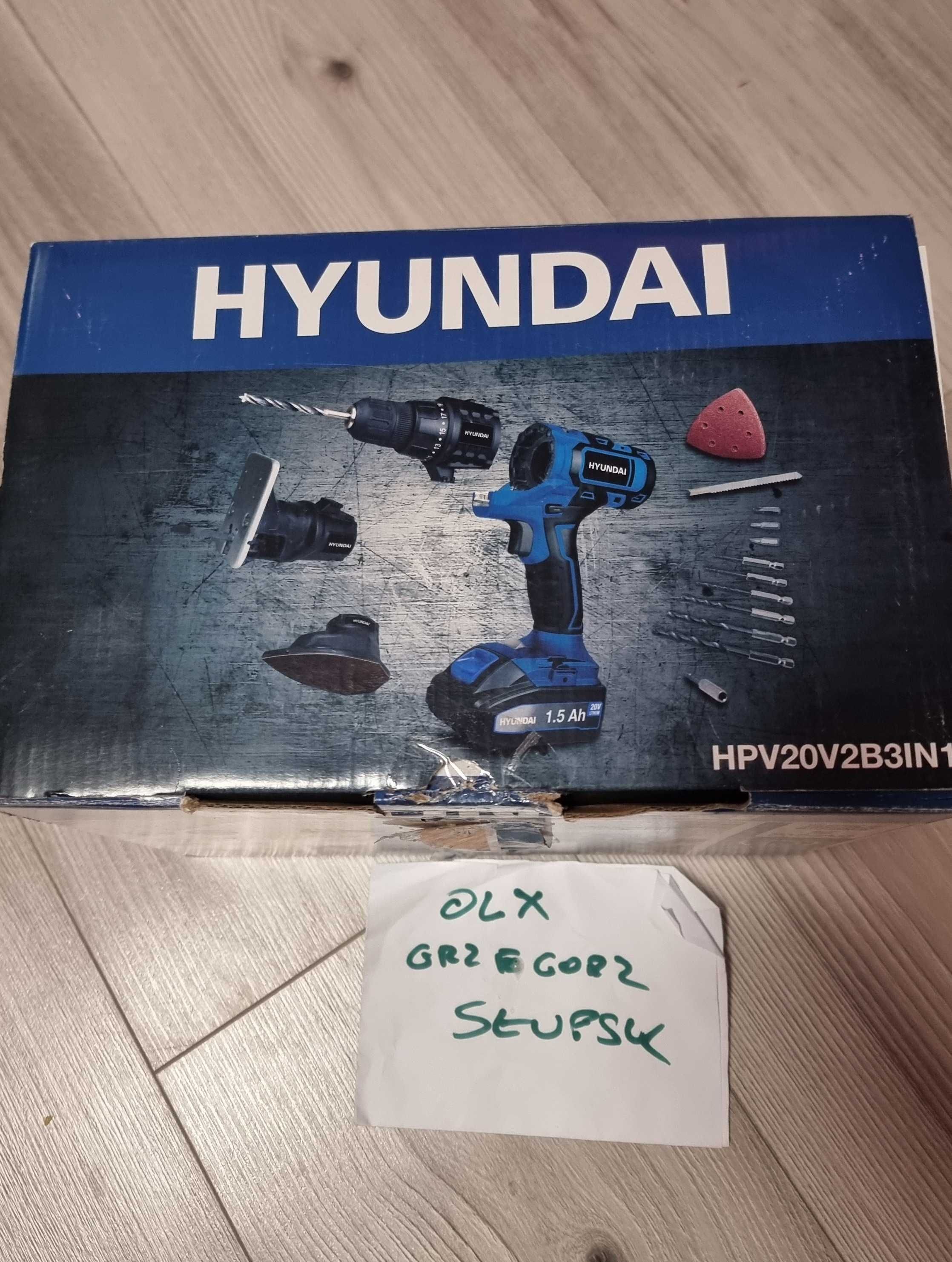 Hyundai HPV20V2B3IN1  Wiertarko-wkrętarka udarowa akumulatorowa 3w1