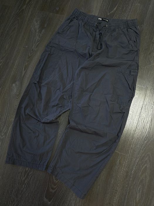 Гарні широкі карго штани зара Zara baggy cargo pants sk8 y2k dc sk8 dc