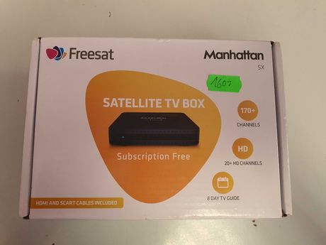 Dekoder Freesat Manhattan SX 170+ Kanałów 20+ Kanałów HD