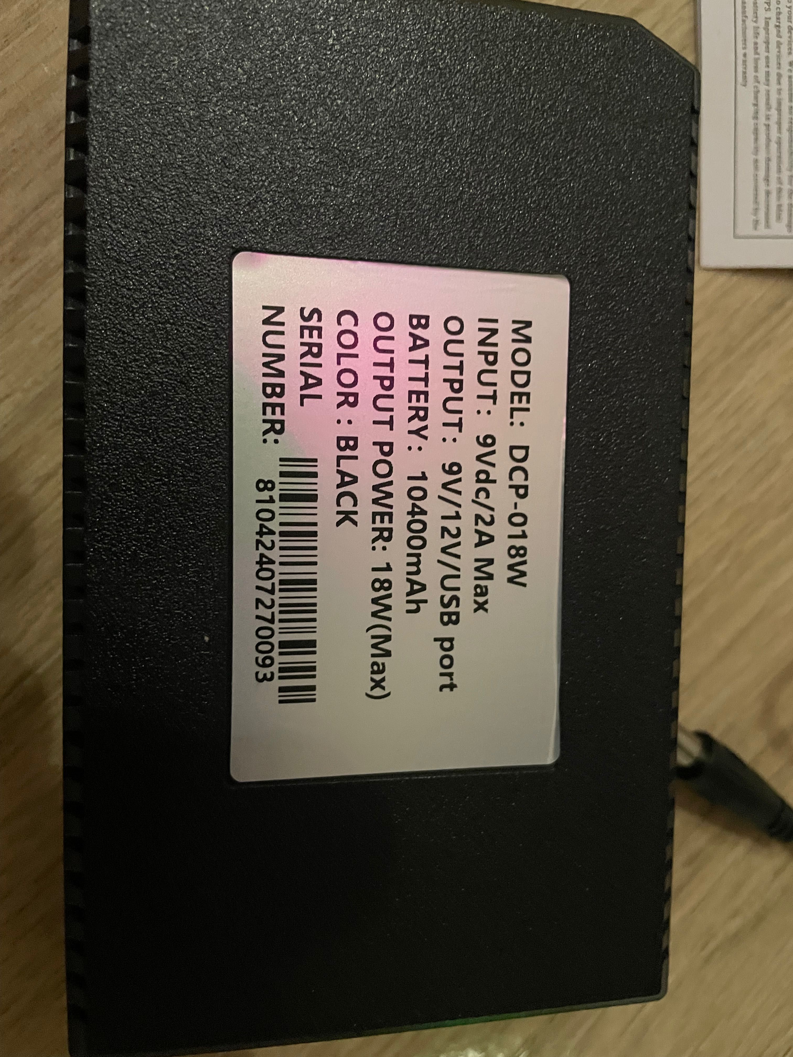 ДБЖ для роутера, Wi-fi, UPS безперебійник 10400mah 5/9/12v