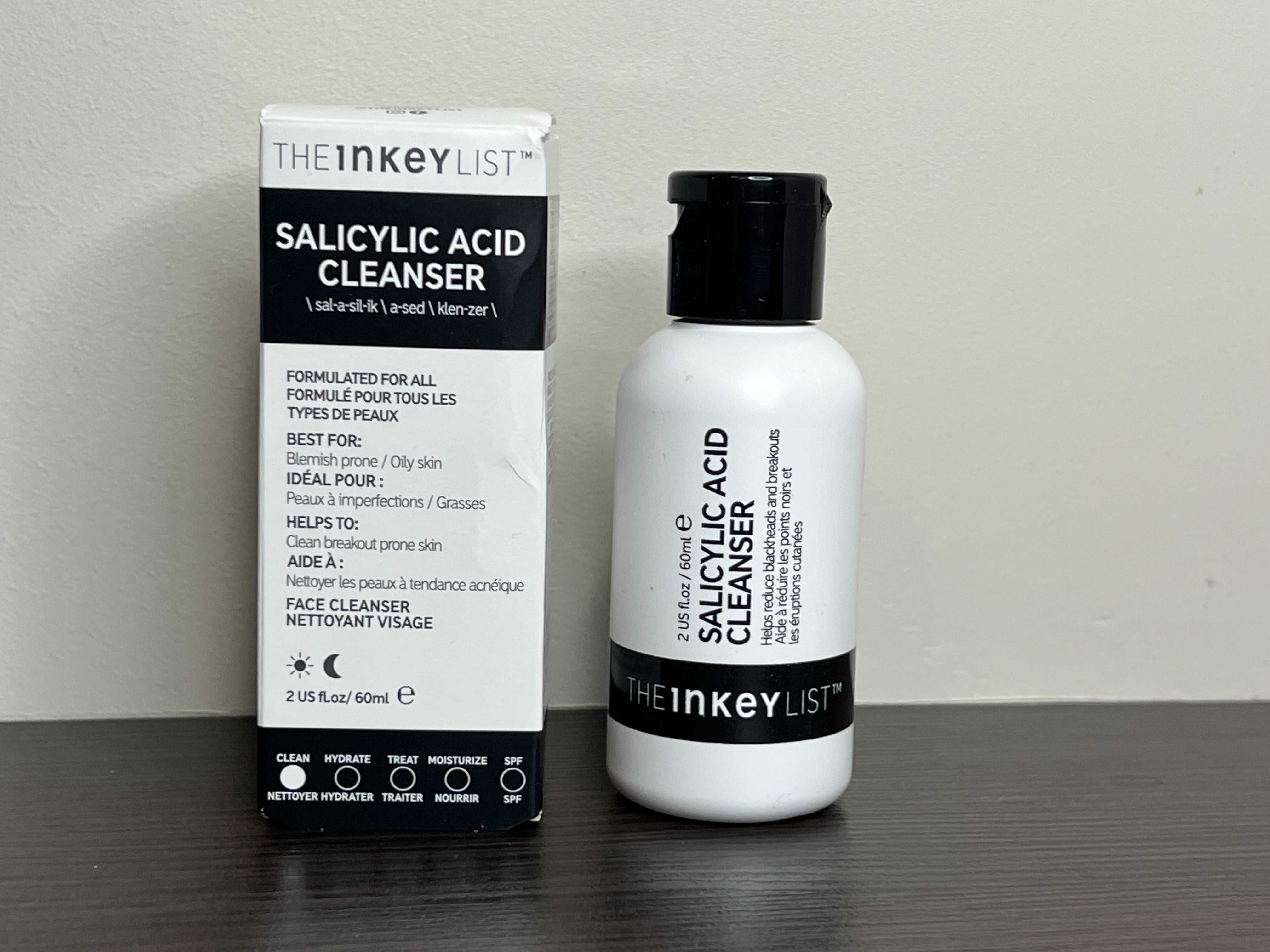 THE INKEY LIST Żel oczyszczający z kwasem salicylowym 60ml mini travel