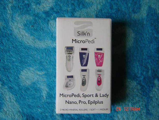 Silkn MicroPedi 2 rolki z materiału mineralnego