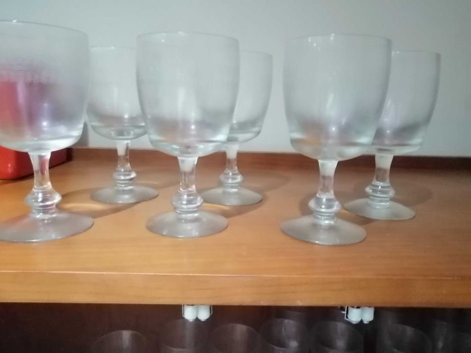 Copos Cristal antigos