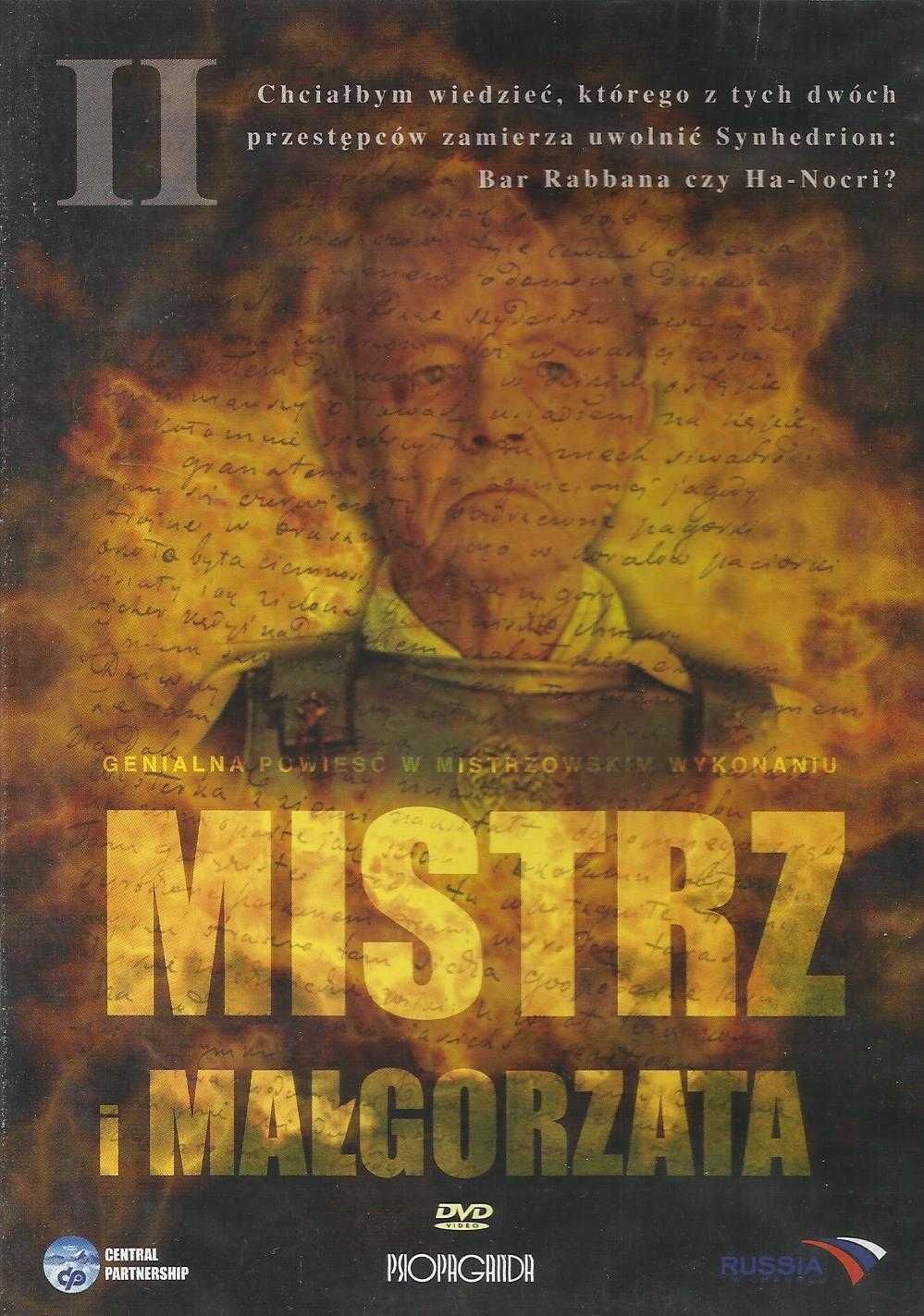 MISTRZ I MAŁGORZATA (2005) część II Vladimir Bortko dvd Lektor PL