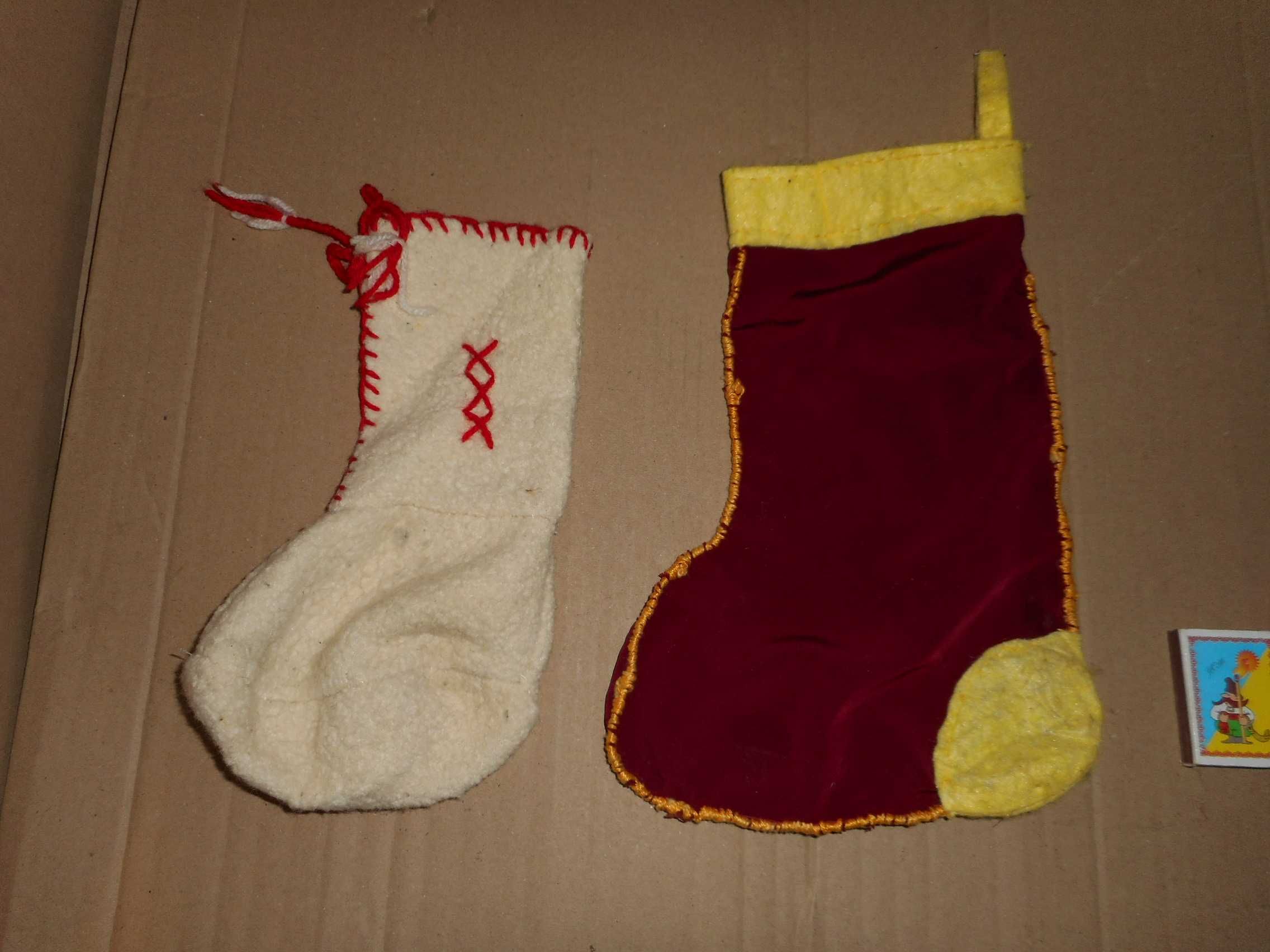 Рождественские носки на печку или камин /ручная работа ребенка