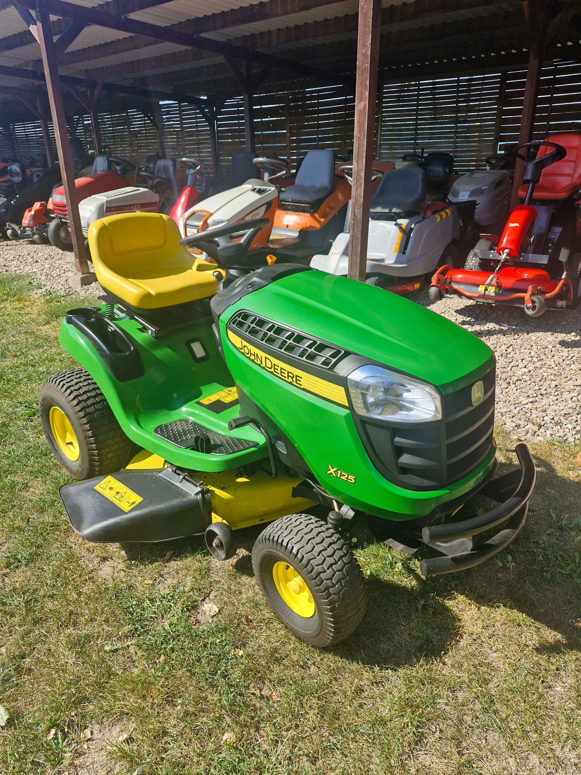 Kosiarka traktorek john deere X125 briggs 18,5hp hydrostatic 2013r