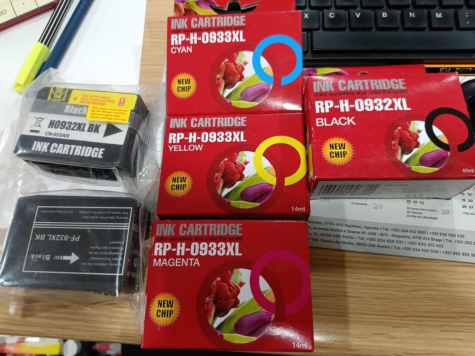 Tinteiros para HP