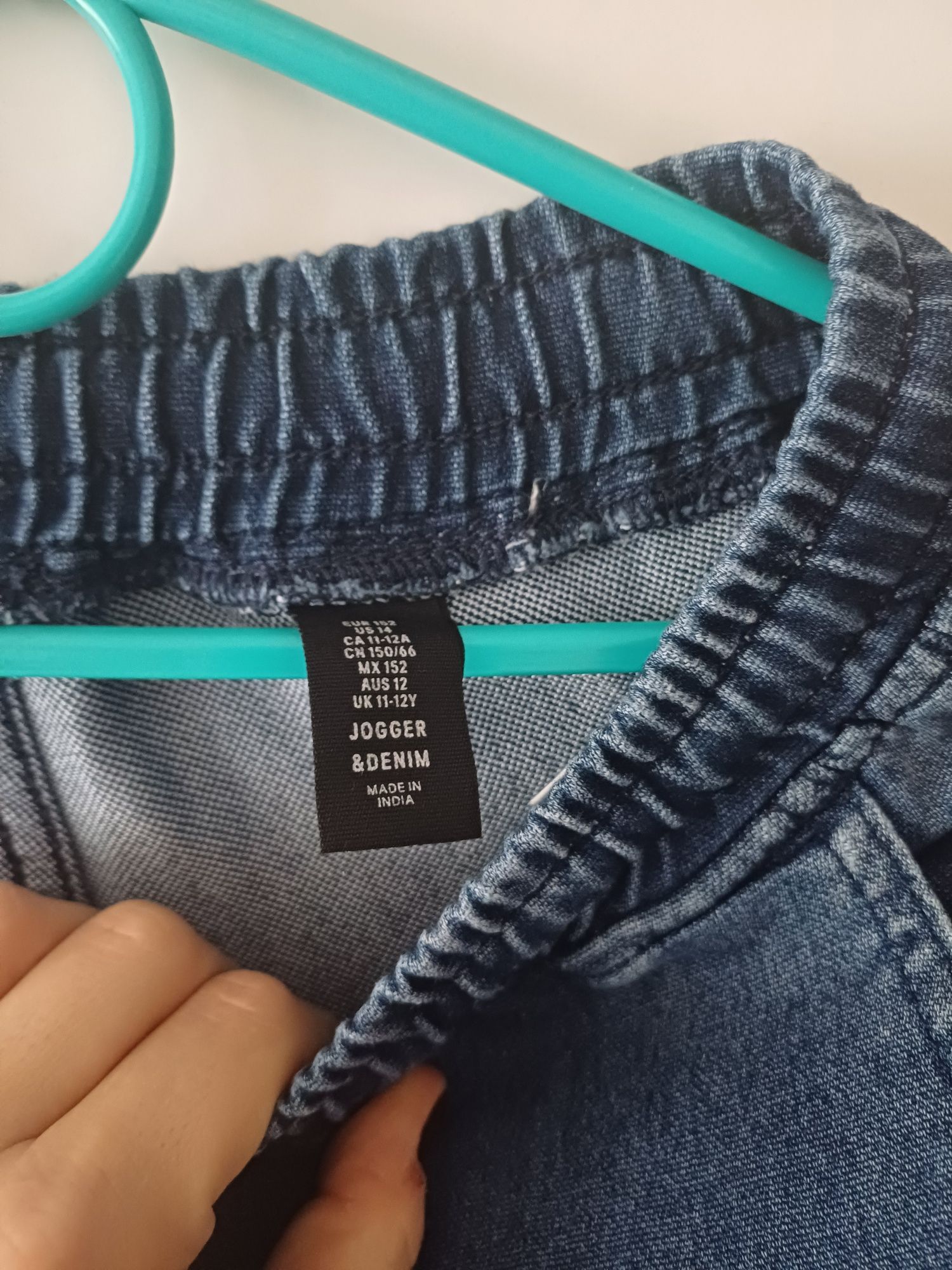 Spodnie jeansowe joggery H&M