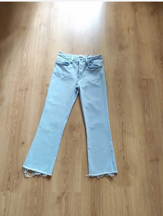 Укороченные джинсы zara