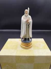 Figurka szachowa Władca Pierścieni Gandalf Biały  ok 10 cm Lotr fi