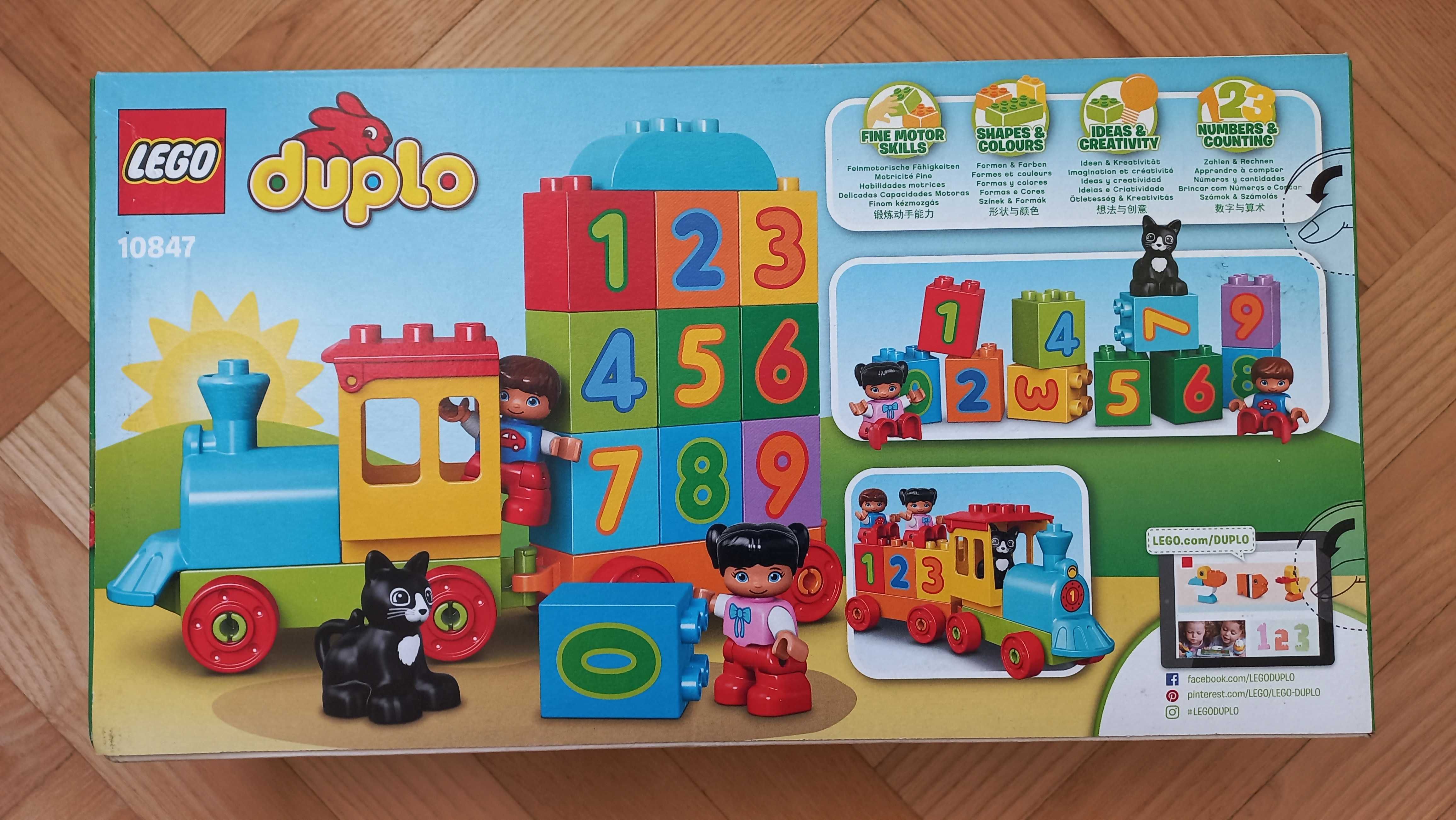 Lego Duplo 10847 NOWE pociąg z cyferkami