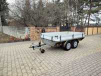 Przyczepa Platforma ANSSEMS*DMC 2000KG*Zarejestrowana*Otwierane Burty*