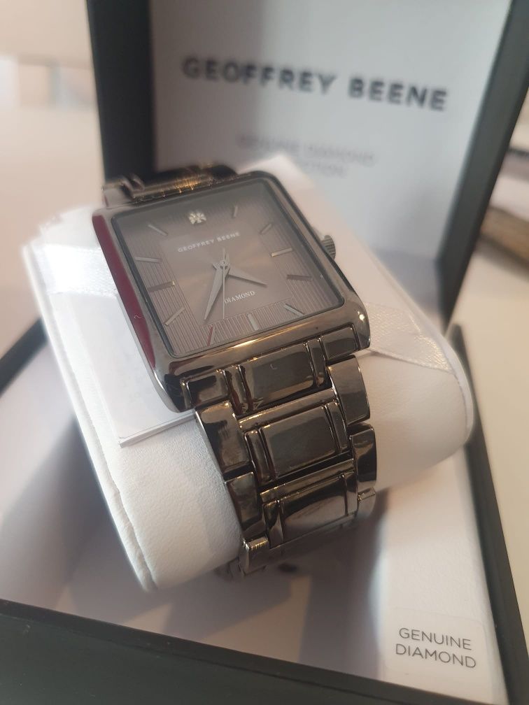 Geoffrey Beene Diamond zegarek męski Made in USA