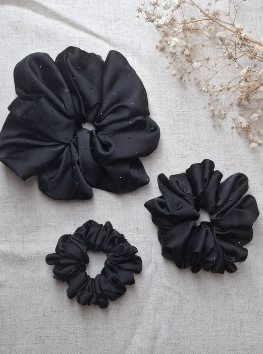 Gumka do włosów kryształek średnia