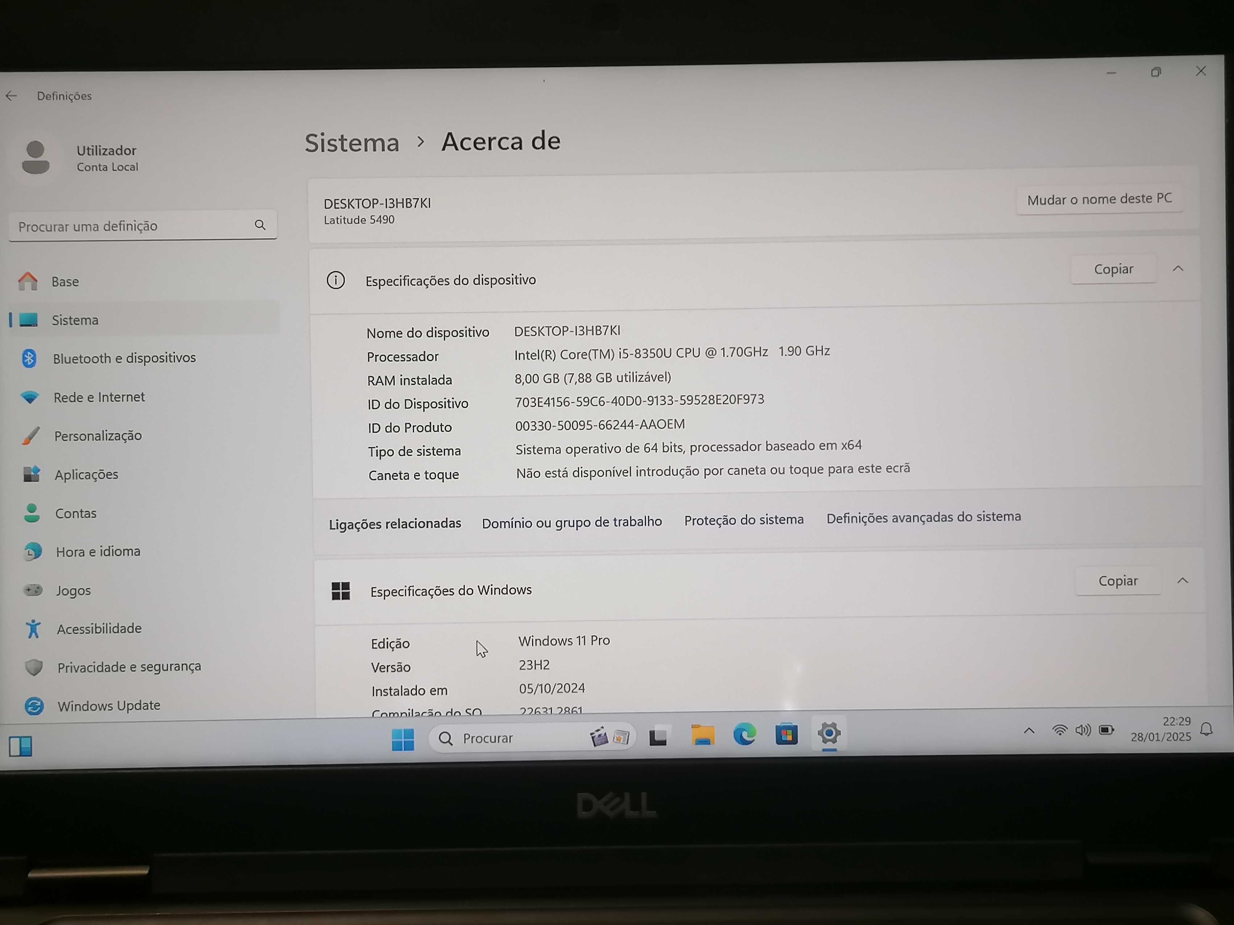 Dell Latitude 5490