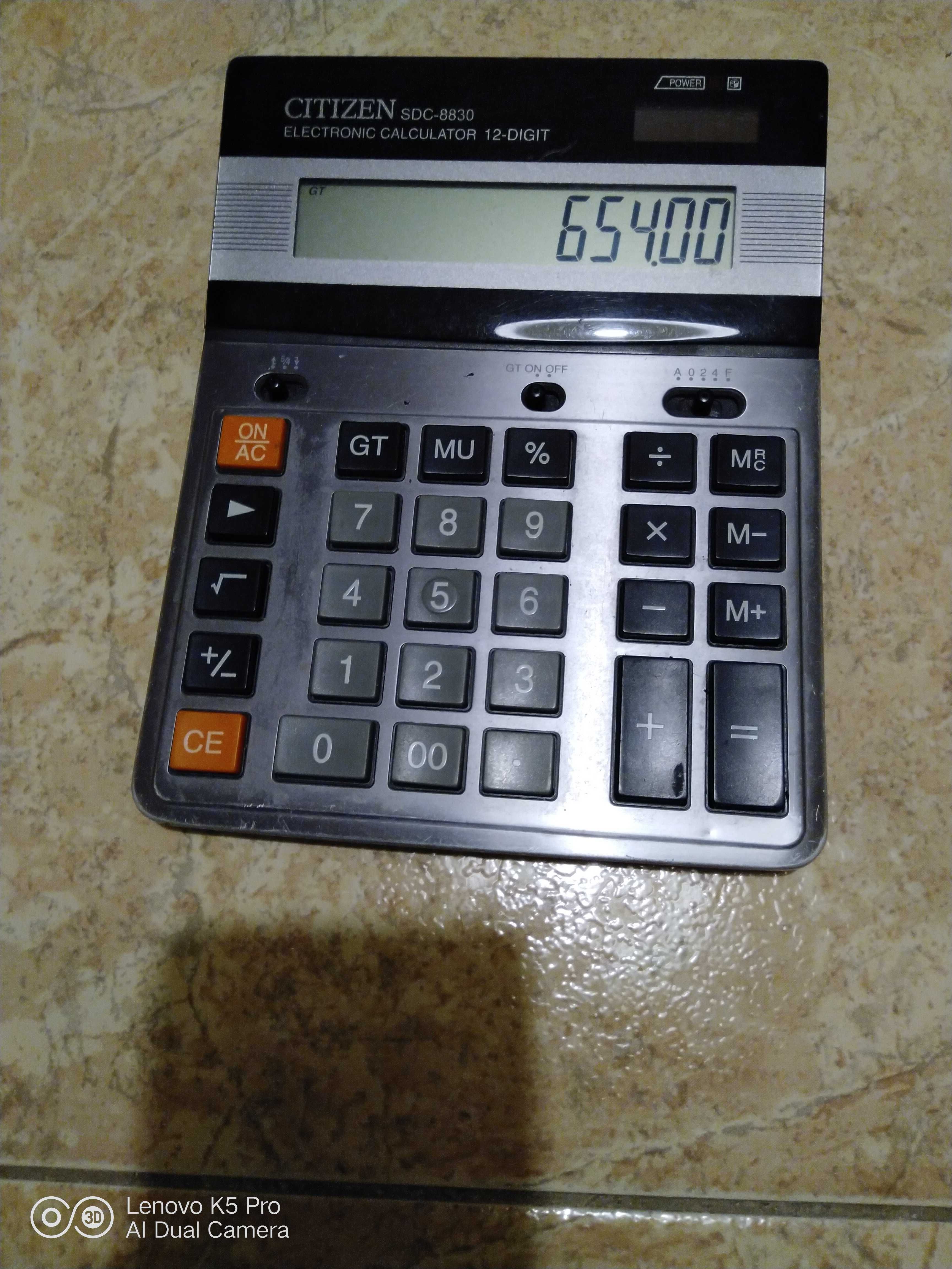 Калькулятор CITIZEN SDC 8830