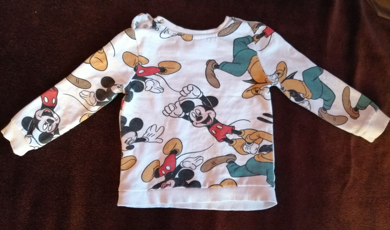 Bluza Myszka Mickey i Goofie r. 86