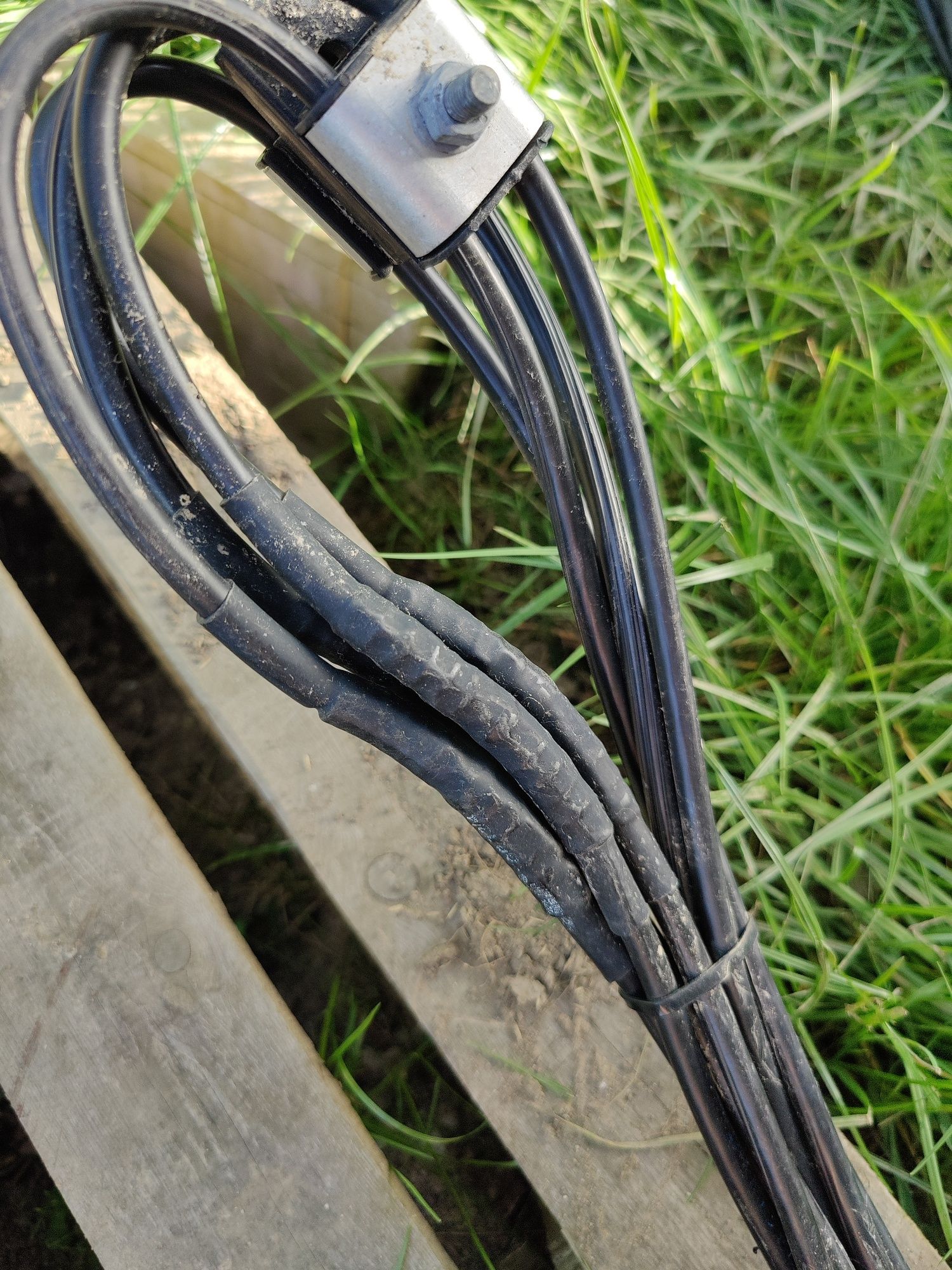Kabel napowietrzny aluminiowy asxsn 4x25 przyłącz budowa 50mb