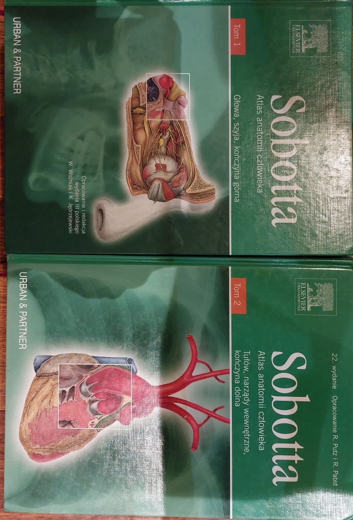 Atlas anatomii Sobotta. Komplet 2 tomy