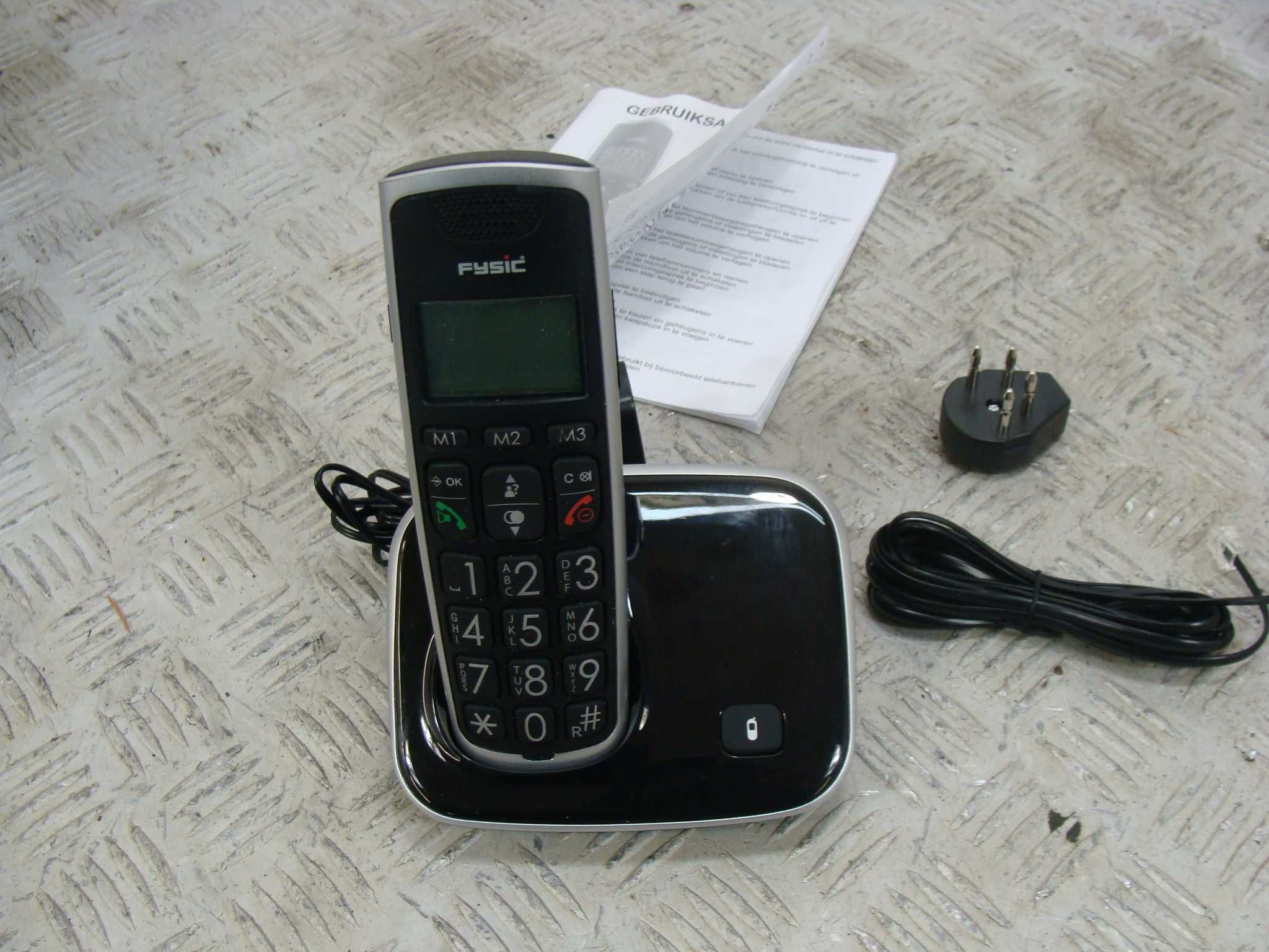 Telefon bezprzewodowy FX-6000 duże przyciski