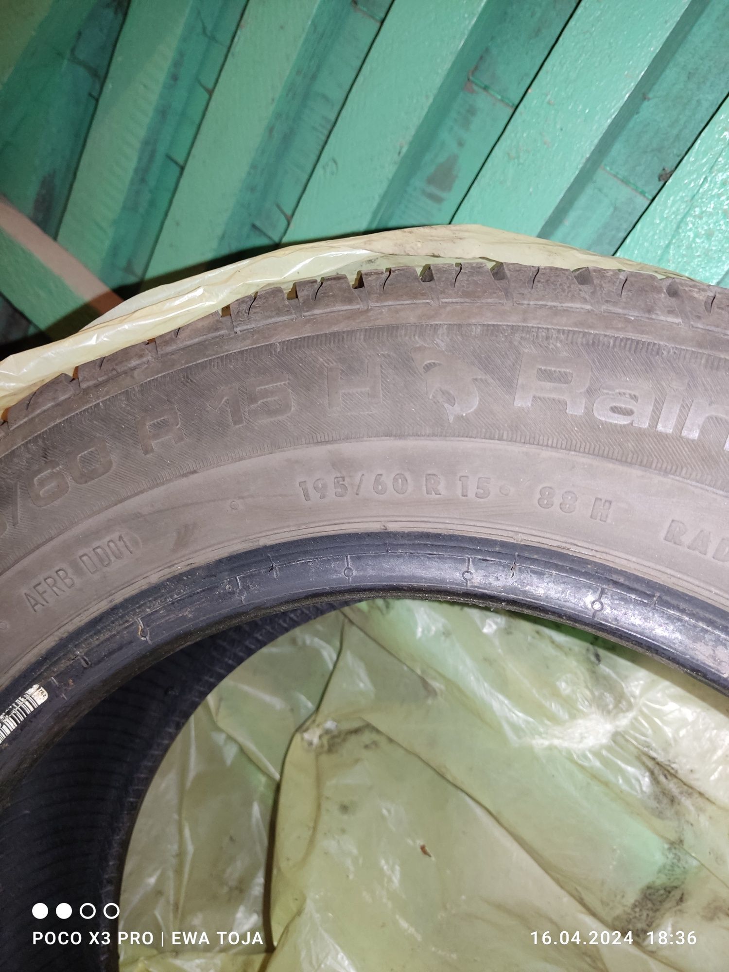 Opony letnie 195/60R15 88H. Nowa cena.