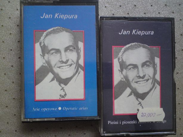 Zestaw 2 kaset - Jan Kiepura. Pamiątki PRL.